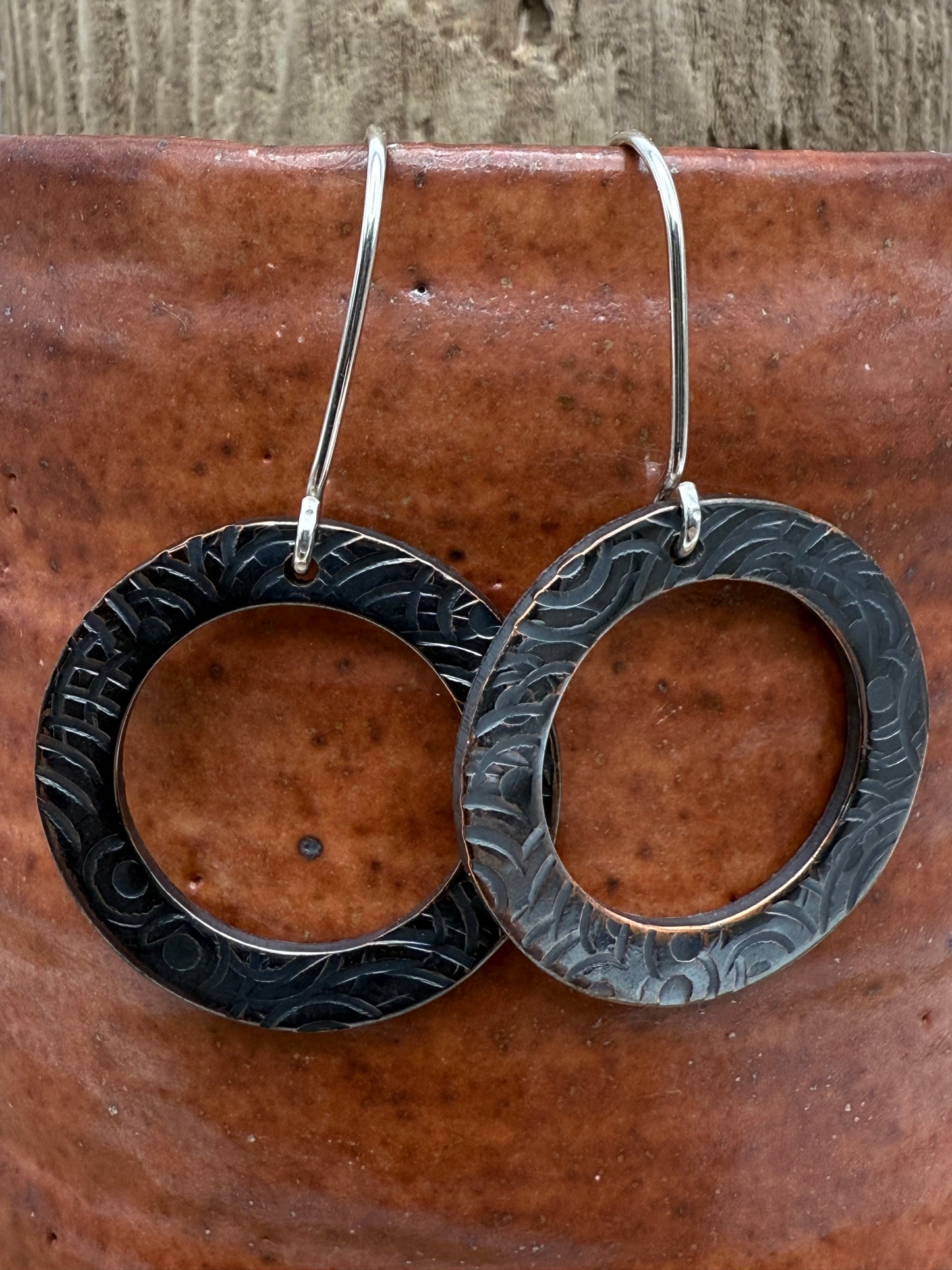 Copper Washer Earrings