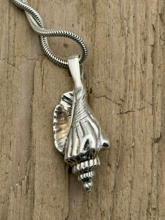 Sterling Silver Sea Shell Necklace