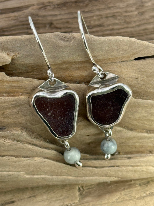 Sea Glass Earrings