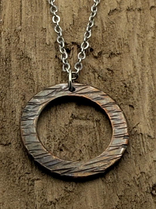 Copper Washer Necklace