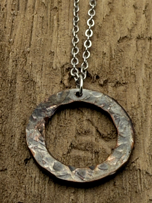 Copper Washer Necklace