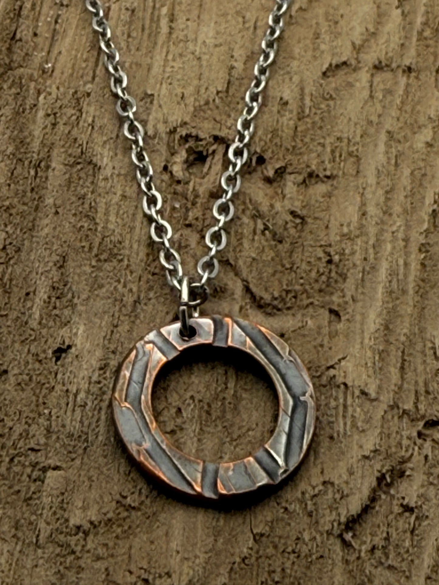 Copper Washer Necklace