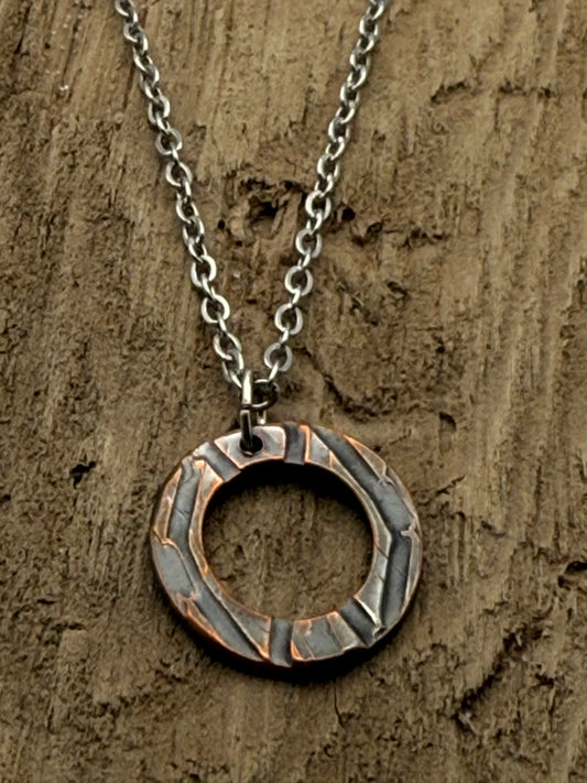Copper Washer Necklace
