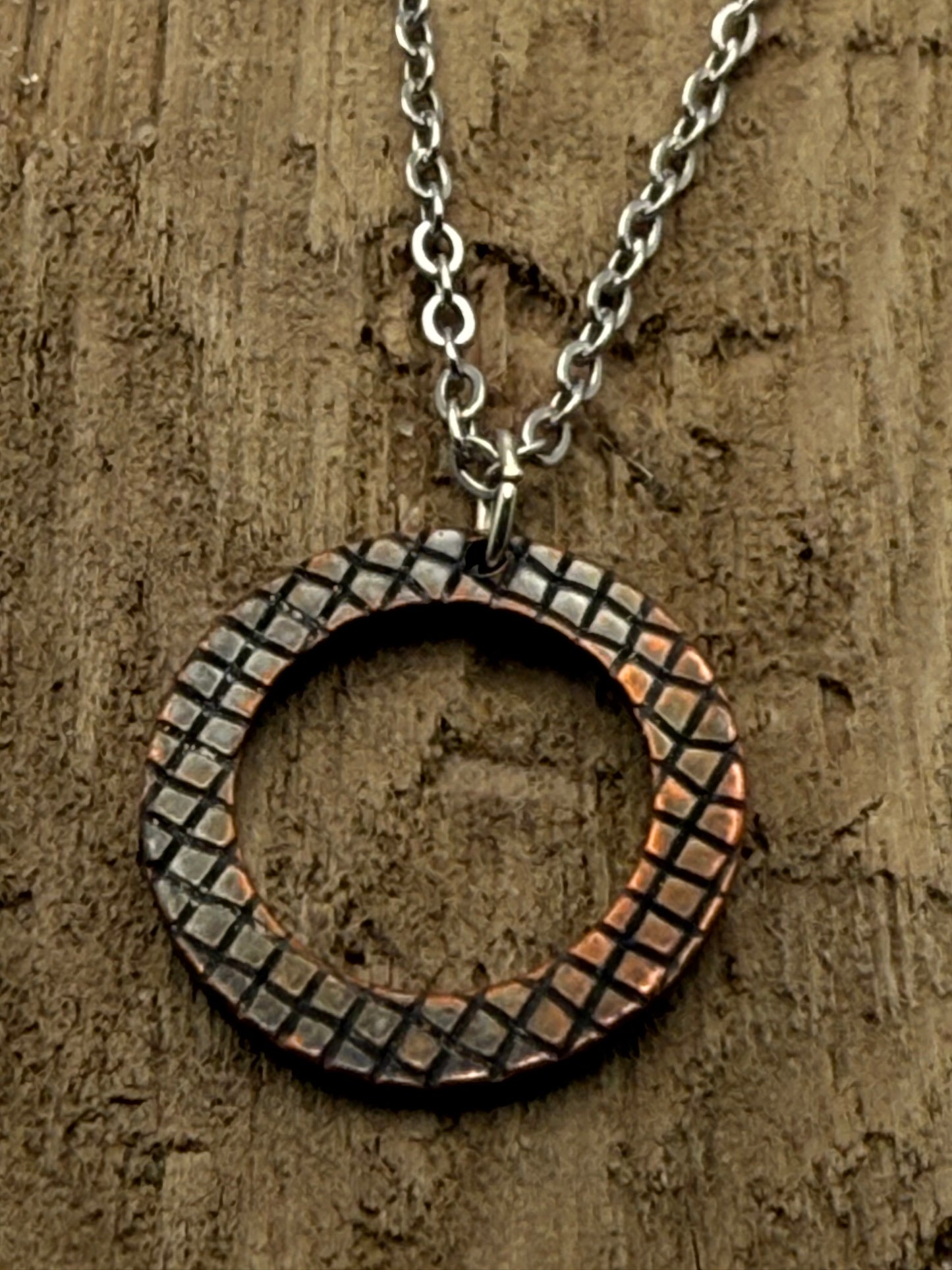 Copper Washer Necklace