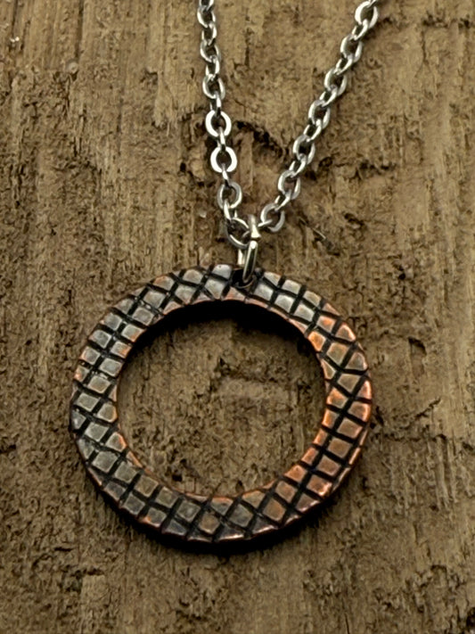 Copper Washer Necklace