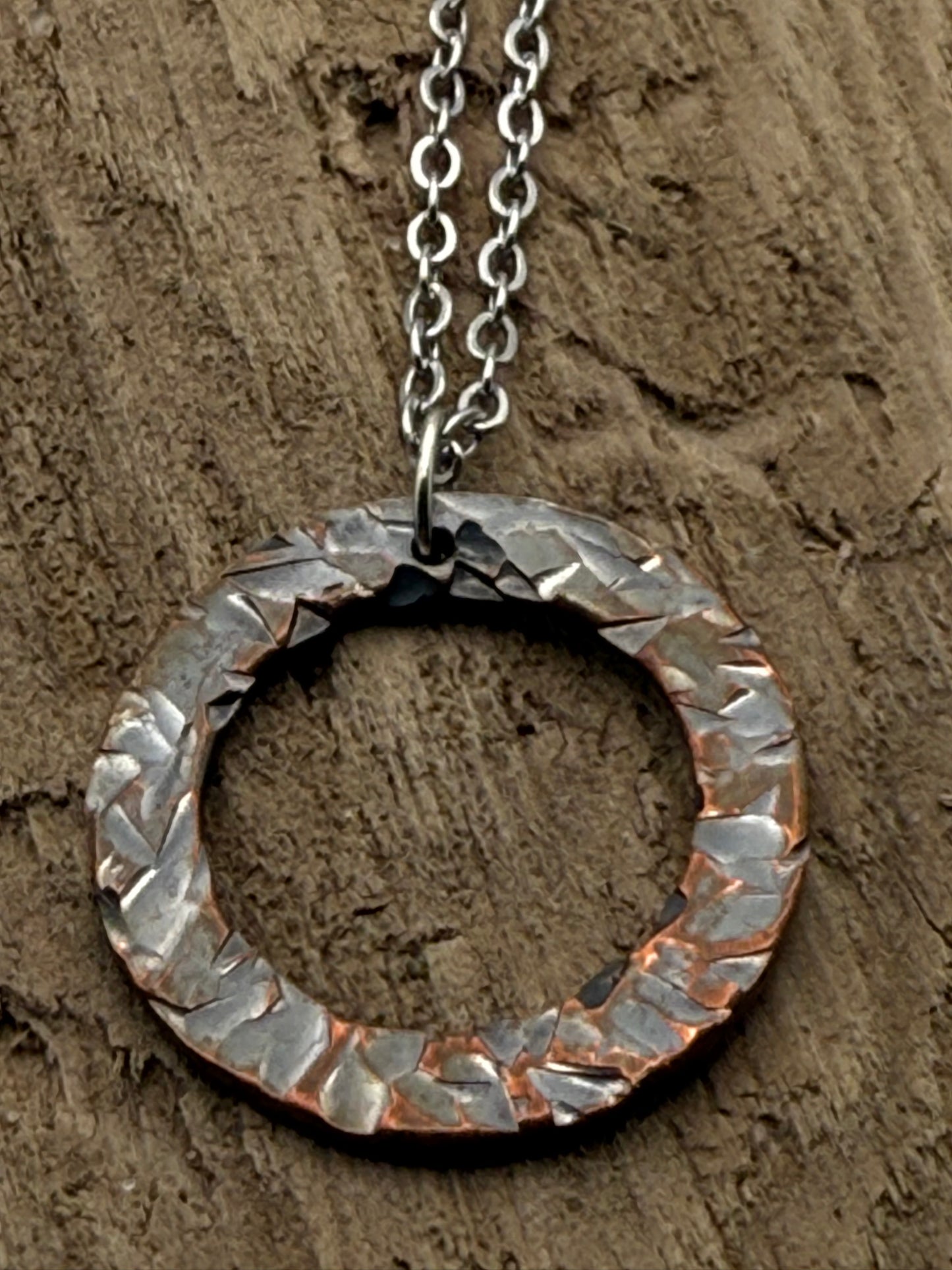 Copper Washer Necklace