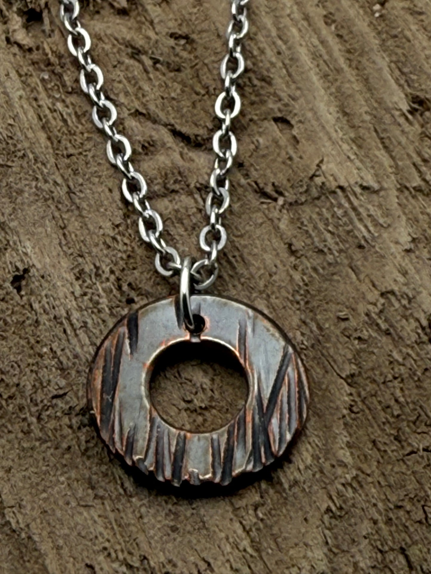 Copper Washer Necklace
