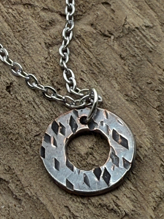 Copper Washer Necklace