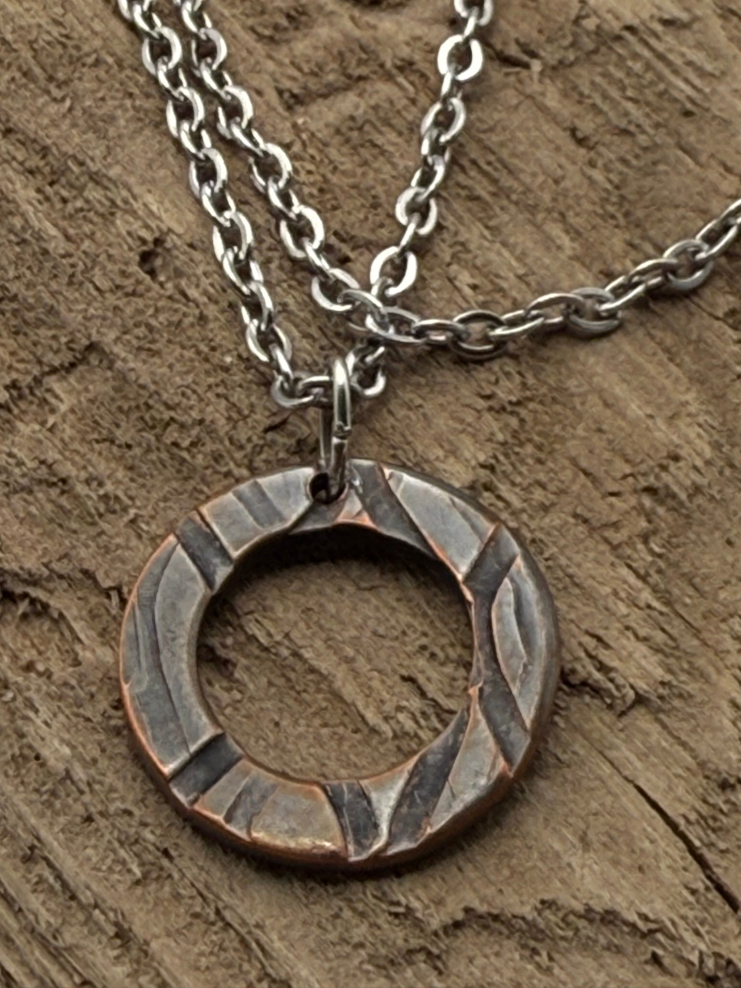Copper Washer Necklace
