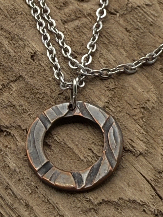 Copper Washer Necklace